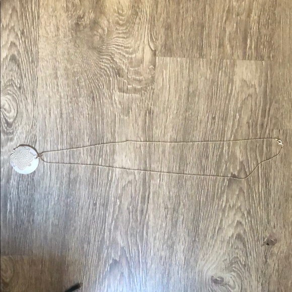 Silver long necklace - Picture 4 of 4